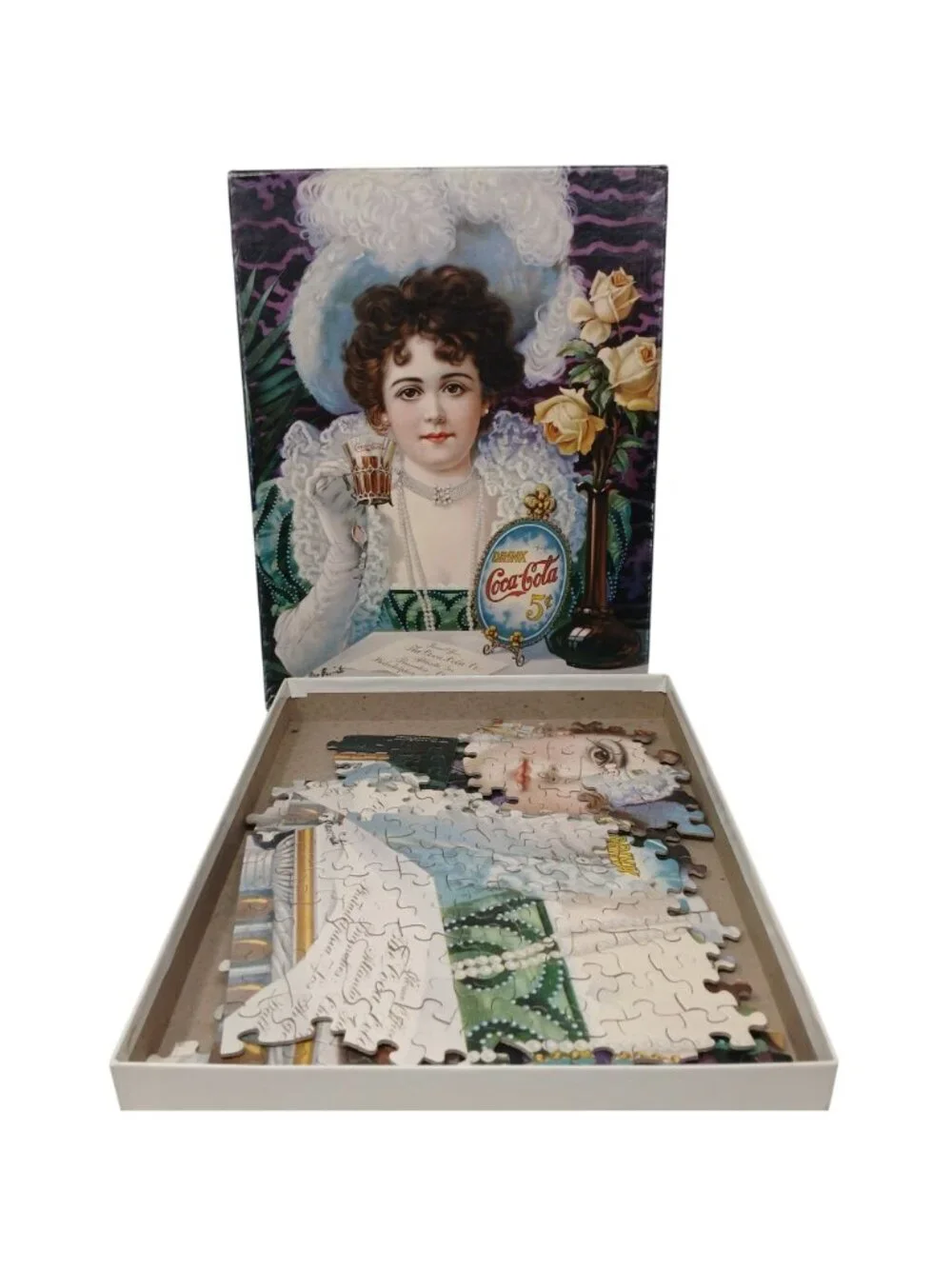VTG Springbok Coca-Cola 500+ Puzzle Old Fashioned Girl PLZ4114 18